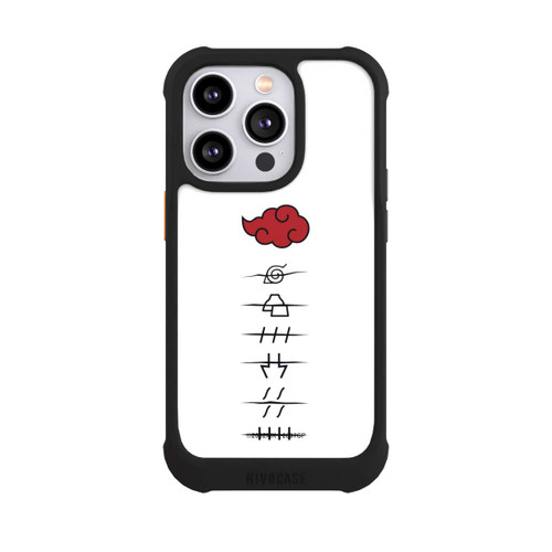 Apple iPhone 14 Pro NIVOmax Akatsuki Mitgliedersymbole Weiß