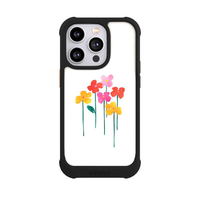 iPhone 14 Pro NIVOmax Kleine glückliche Blumen