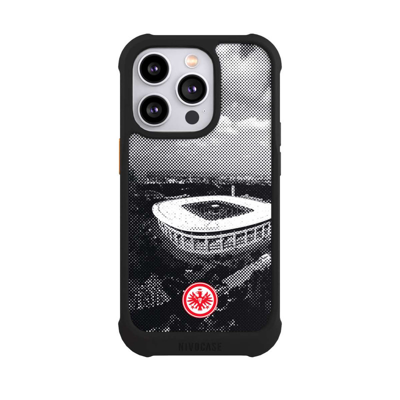 iPhone 14 Pro NIVOmax SGE Stadion Schwarz Weiß