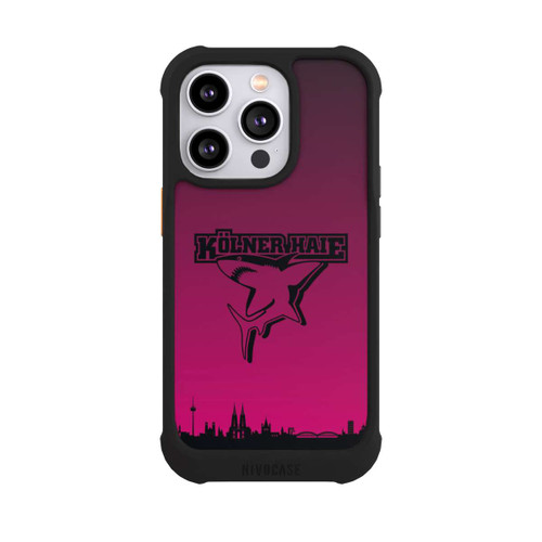 Apple iPhone 14 Pro NIVOmax Kölner Haie Skyline Pink