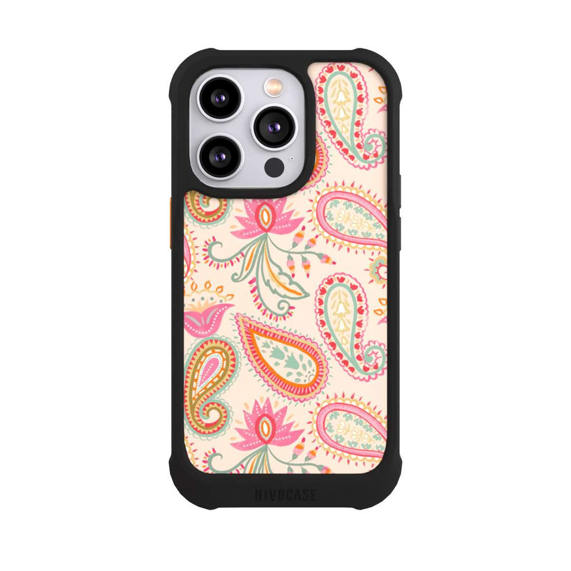 iPhone 14 Pro NIVOmax Colorful Paisley Charm