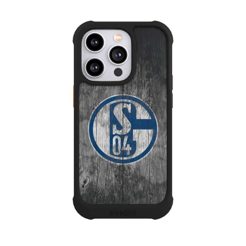 Apple iPhone 14 Pro NIVOmax Schalke 04 Holz Look