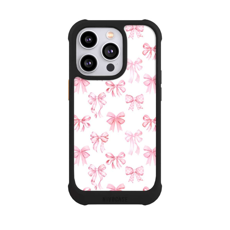 iPhone 14 Pro NIVOmax Baby Pink Bows