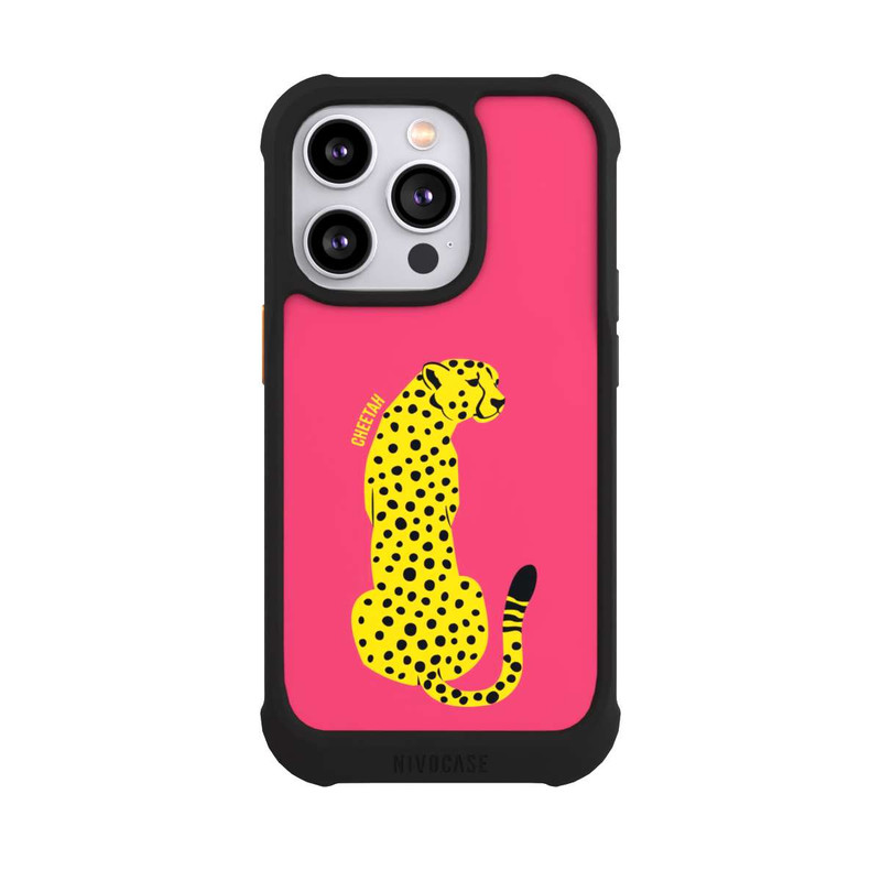 iPhone 14 Pro NIVOmax Colourful Yellow Cat