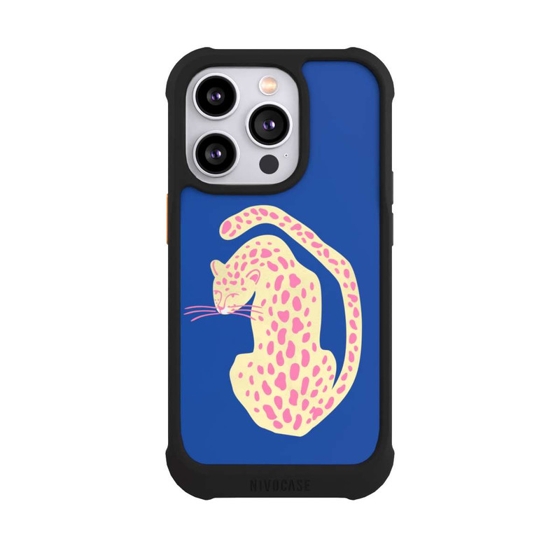 iPhone 14 Pro NIVOmax Blue Pink Cat