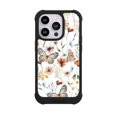 Apple iPhone 14 Pro NIVOmax Wildflowers and Butterflies Pattern