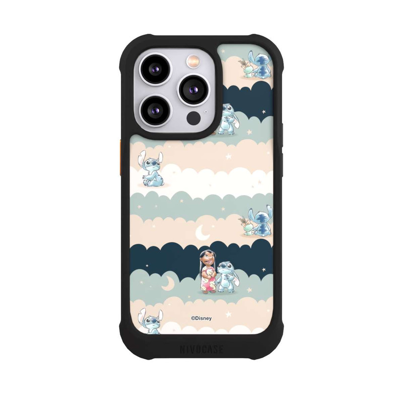 iPhone 14 Pro NIVOmax Stitch Pastel Stars Pattern