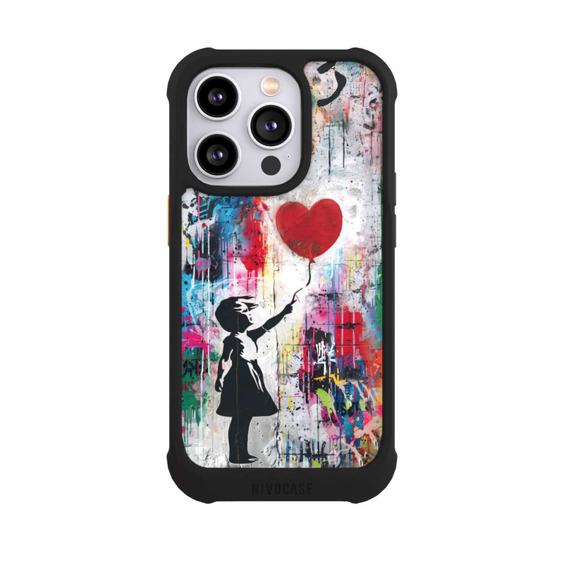 iPhone 14 Pro NIVOmax Balloon Girl Colorful