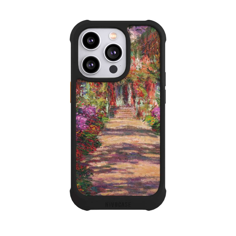 iPhone 14 Pro NIVOmax Eine Allee in Monets Garten in Giverny by Claude Monet