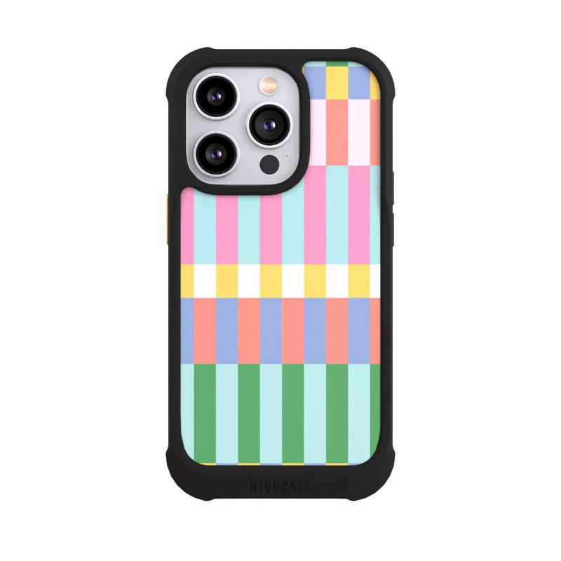 iPhone 14 Pro NIVOmax Checked Theme Pastel