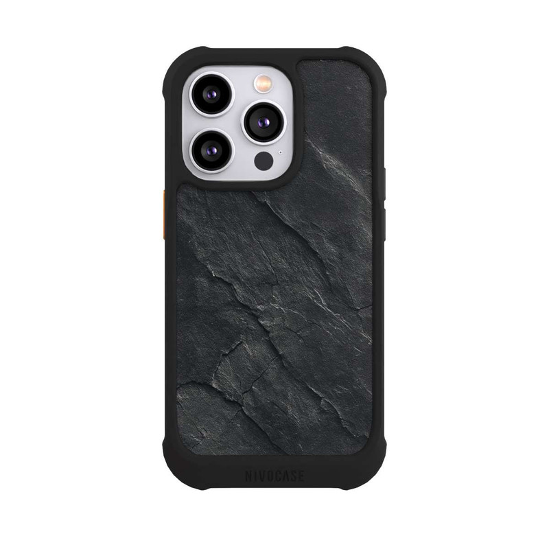 iPhone 14 Pro NIVOmax Dunkler Schiefer Look