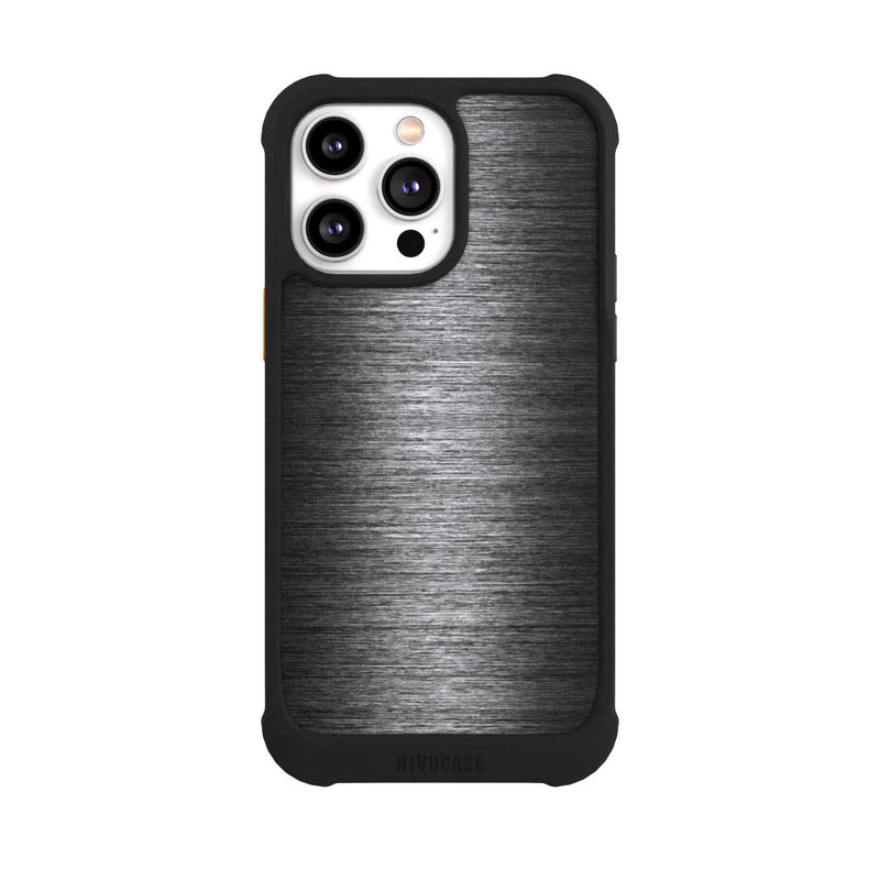 iPhone 14 Pro Max NIVOmax Aspect Métallique Anthracite