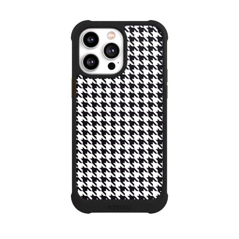 iPhone 14 Pro Max NIVOmax Houndstooth black-white