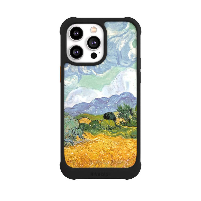iPhone 14 Pro Max NIVOmax Weizenfeld mit Zypressen