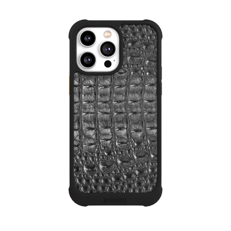 iPhone 14 Pro Max NIVOmax Croco Noir