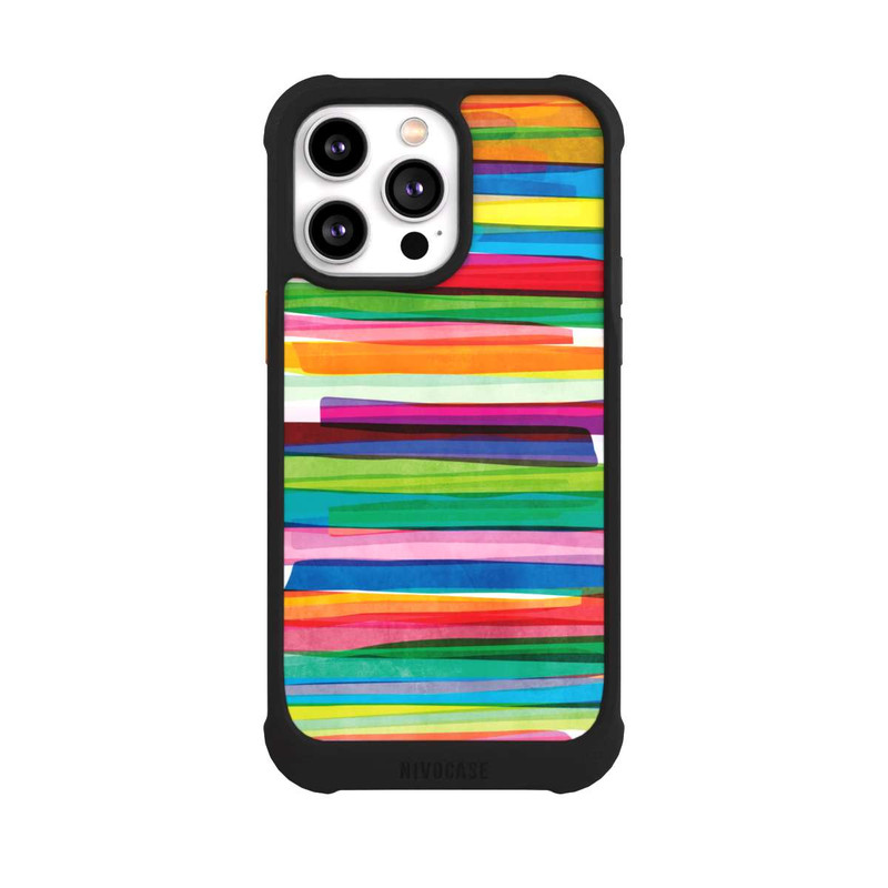 iPhone 14 Pro Max NIVOmax Bunte Streifen1