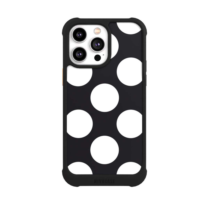 iPhone 14 Pro Max NIVOmax Big Dots - Black