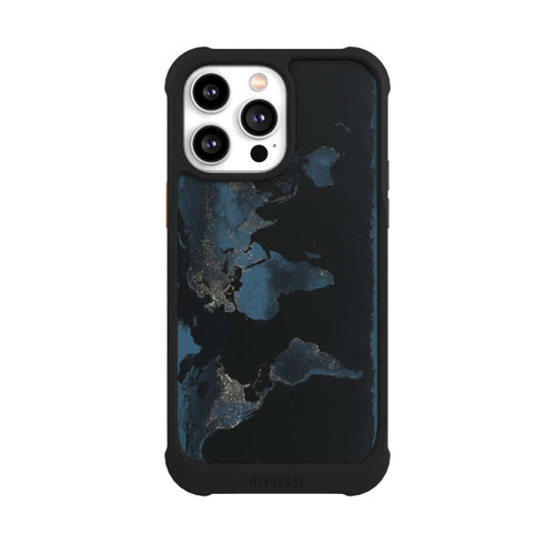 Apple iPhone 14 Pro Max NIVOmax Carte du Monde Nuit