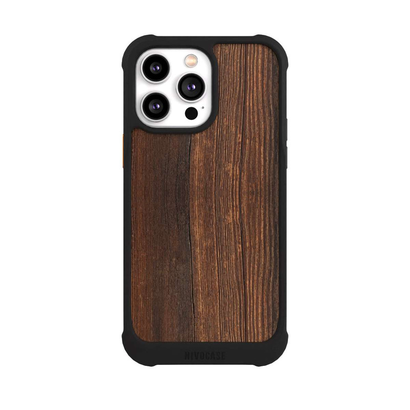 iPhone 14 Pro Max NIVOmax Walnut Wood Look