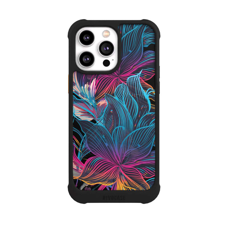 iPhone 14 Pro Max NIVOmax Neon Flower Power