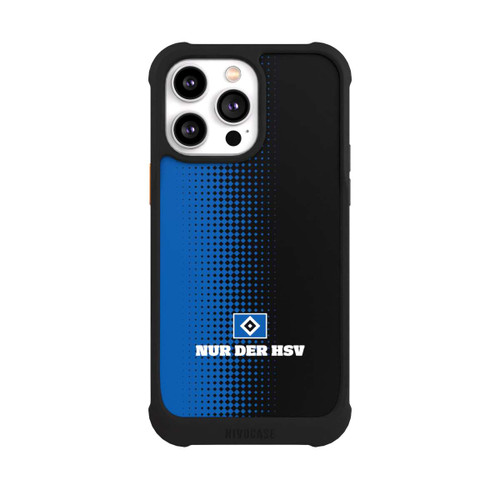 Apple iPhone 14 Pro Max NIVOmax Nur der HSV - Rautenraster Schwarz