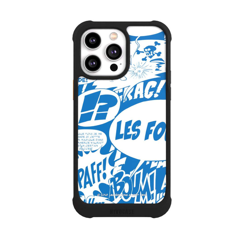 iPhone 14 Pro Max NIVOmax Bulles BD Astérix Bleu