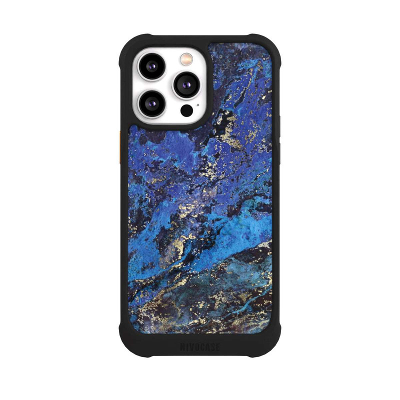 iPhone 14 Pro Max NIVOmax Lapis Seamless Gold Look