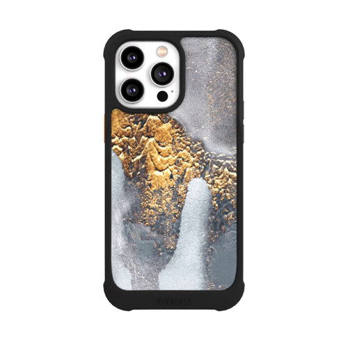 Apple iPhone 14 Pro Max NIVOmax Beton-Gold-Glitzerlook