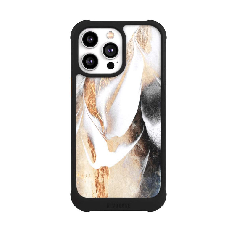 iPhone 14 Pro Max NIVOmax Beruhige Deine Seele Golddruck