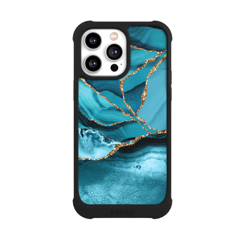 Apple iPhone 14 Pro Max NIVOmax Eisblaue Marmor Landschaft
