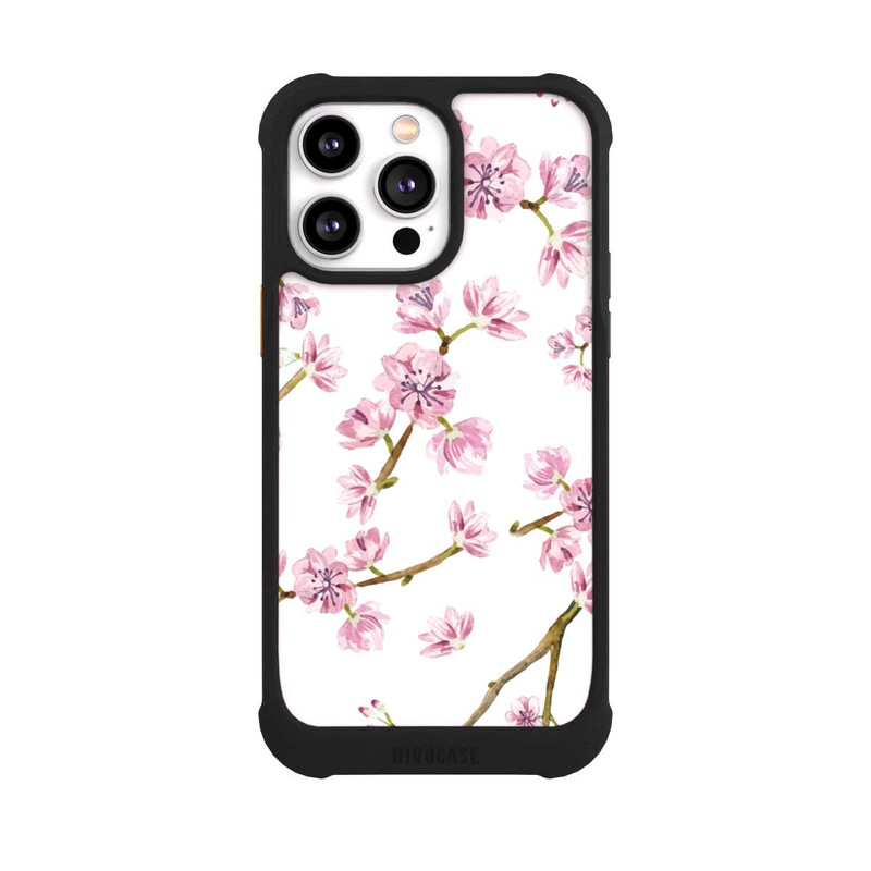 iPhone 14 Pro Max NIVOmax Fleurs de Cerisier Rose