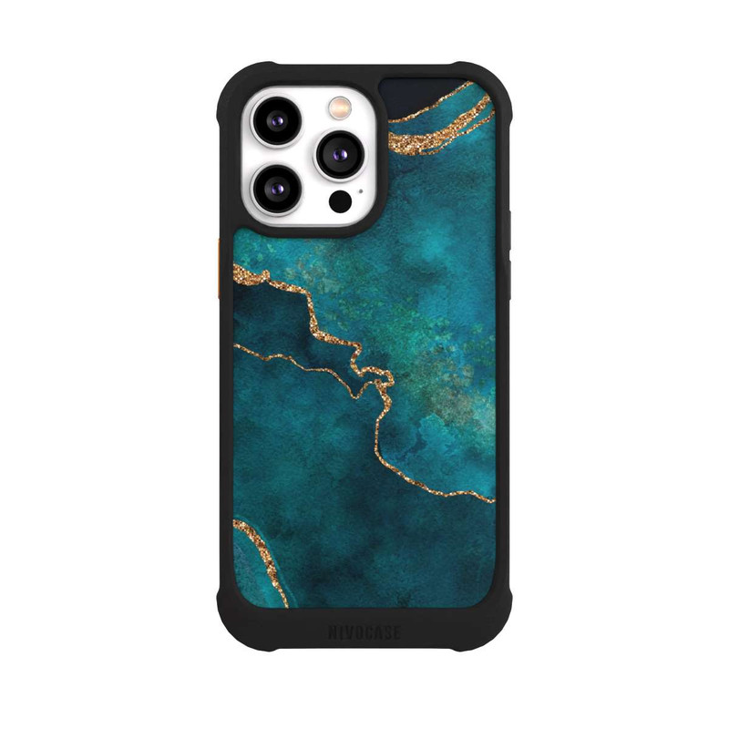 iPhone 14 Pro Max NIVOmax Gemstone Glamour teal