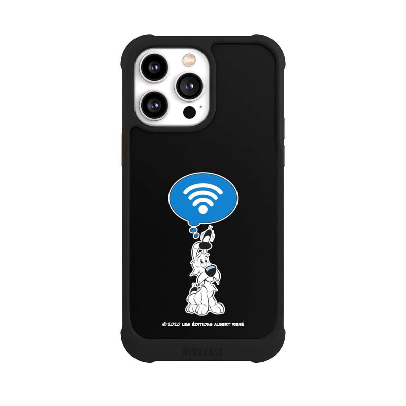 iPhone 14 Pro Max NIVOmax Idéfix WI-FI Sur Fond Noir