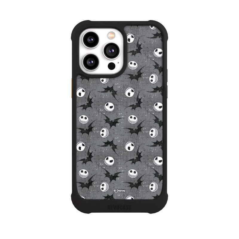 iPhone 14 Pro Max NIVOmax Jack Grey Pattern Tim Burtons Nightmare before Christmas