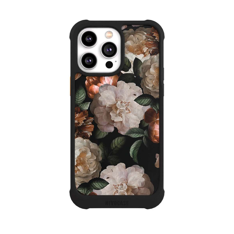 iPhone 14 Pro Max NIVOmax Roses de cuivre Fond d'écran