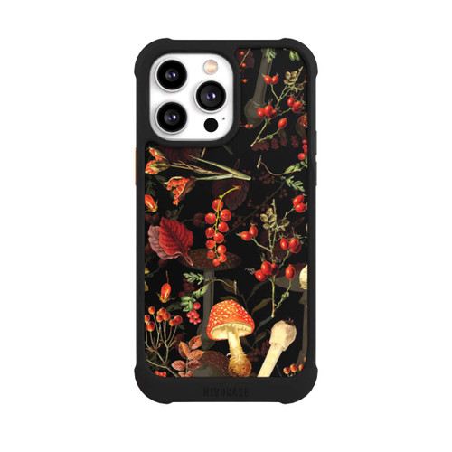 Apple iPhone 14 Pro Max NIVOmax Mushroom Pattern Black