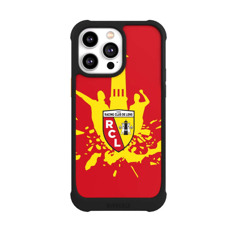 iPhone 14 Pro Max NIVOmax Tour RCL jaune sur rouge