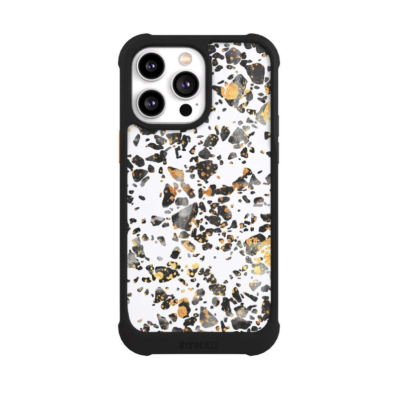 iPhone 14 Pro Max NIVOmax Gold Speckled Terrazzo