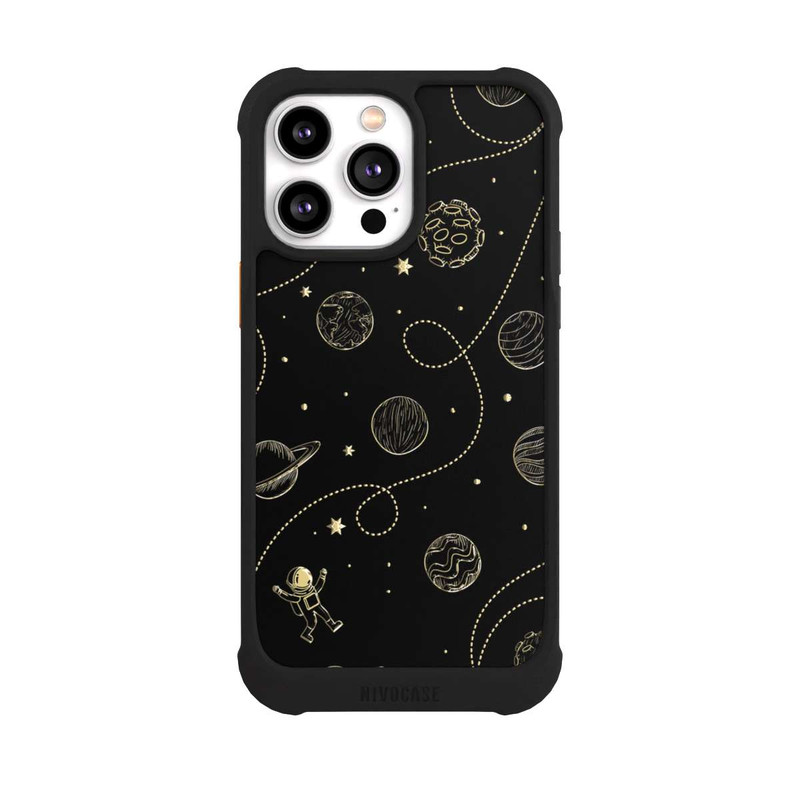 iPhone 14 Pro Max NIVOmax Planeten Gold