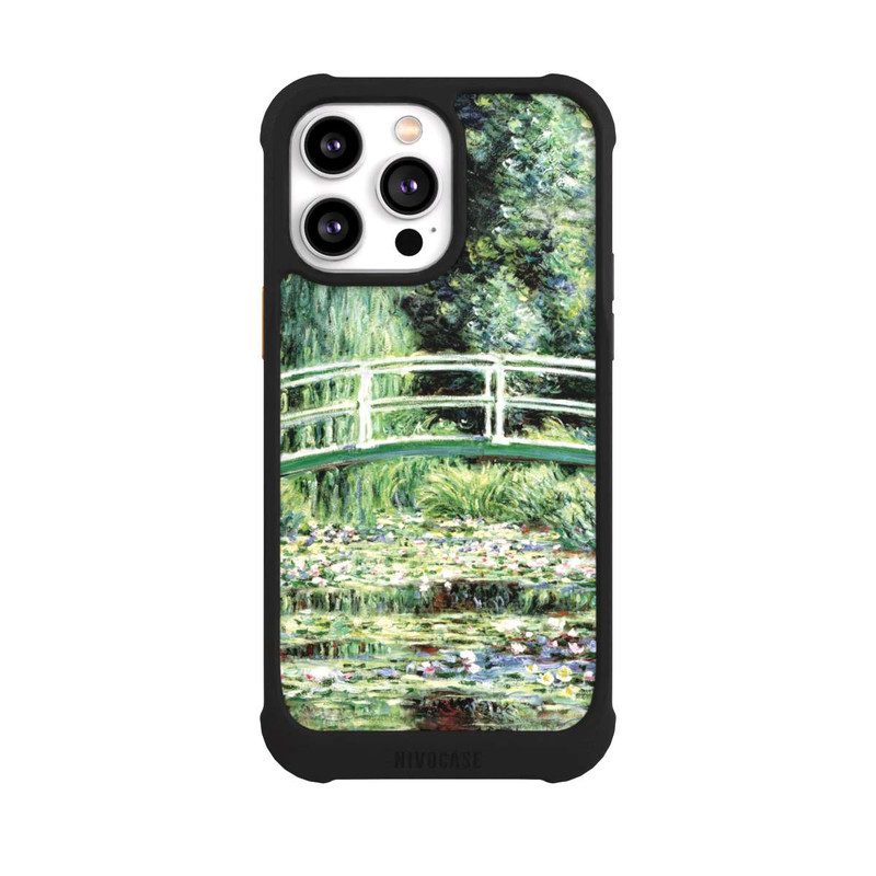 iPhone 14 Pro Max NIVOmax White Waterlilies by Claude Monet