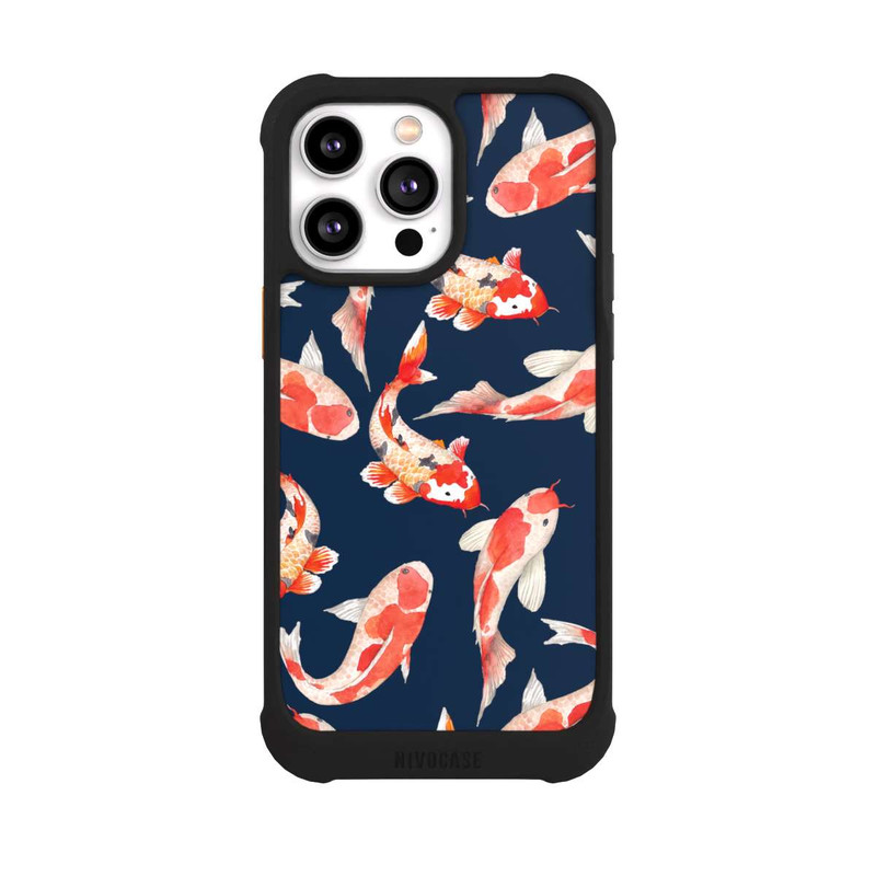 iPhone 14 Pro Max NIVOmax Coral Fish on Blue Background