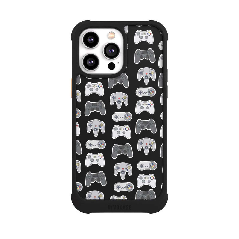 iPhone 14 Pro Max NIVOmax Controller Pattern Black Background