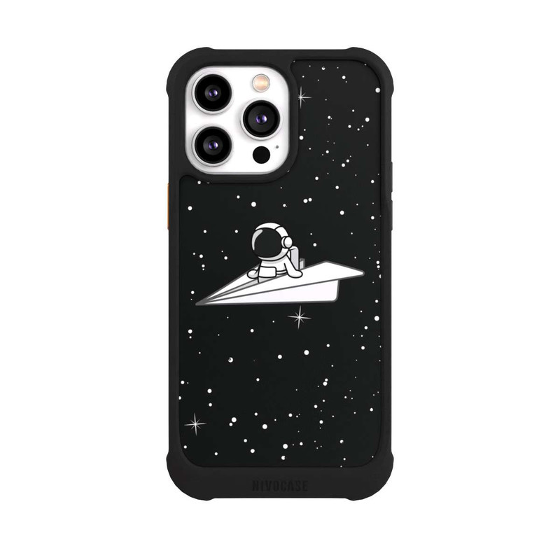 iPhone 14 Pro Max NIVOmax Astronaut Paper Plane Comic