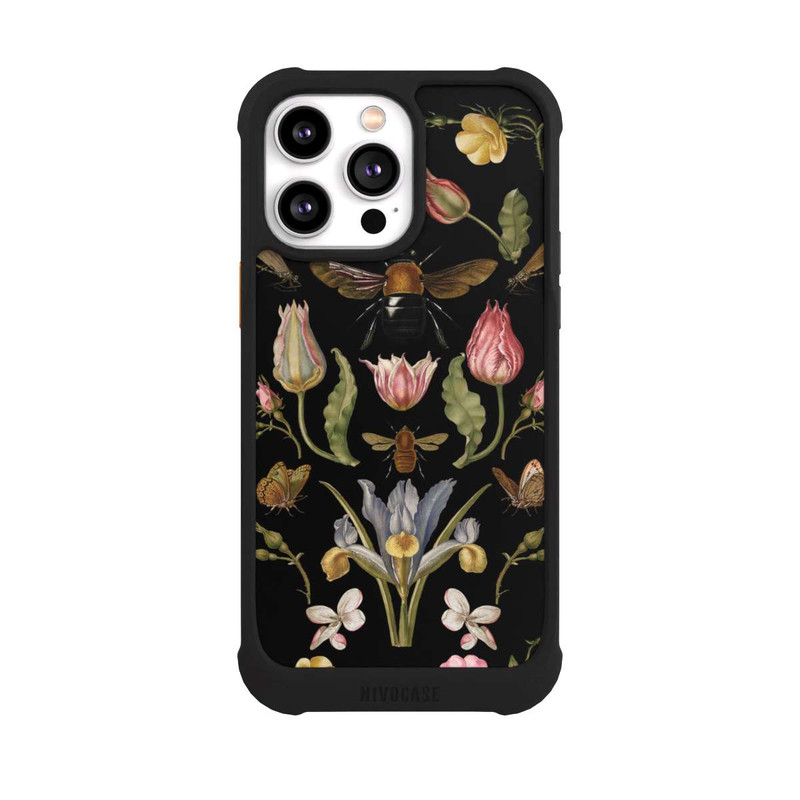 iPhone 14 Pro Max NIVOmax Wild Flower and Bee Black