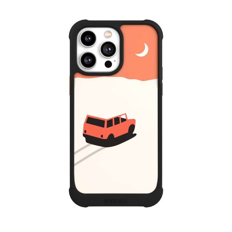 iPhone 14 Pro Max NIVOmax Auto in der Wüste