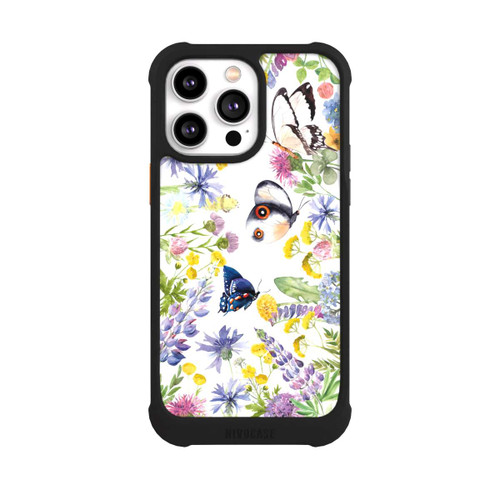 Apple iPhone 14 Pro Max NIVOmax Colourful Spring Flowers and Butterflies