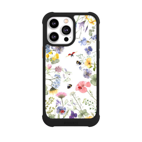 Apple iPhone 14 Pro Max NIVOmax Bunte Frühlingsblumen und Bienen