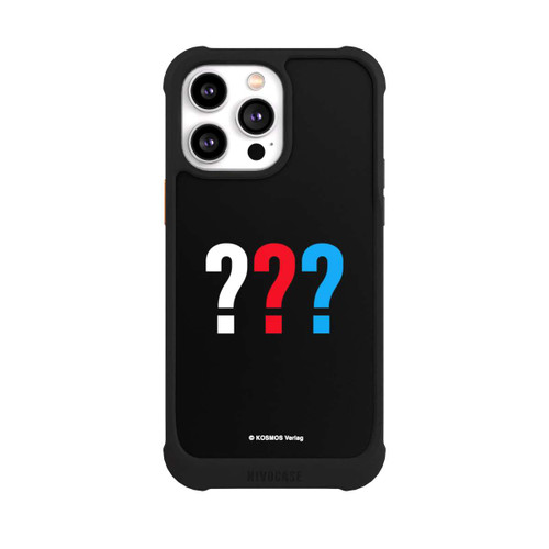 Apple iPhone 14 Pro Max NIVOmax Drei Fragezeichen Logo
