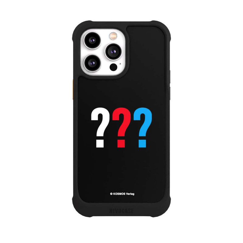 iPhone 14 Pro Max NIVOmax Drei Fragezeichen Logo