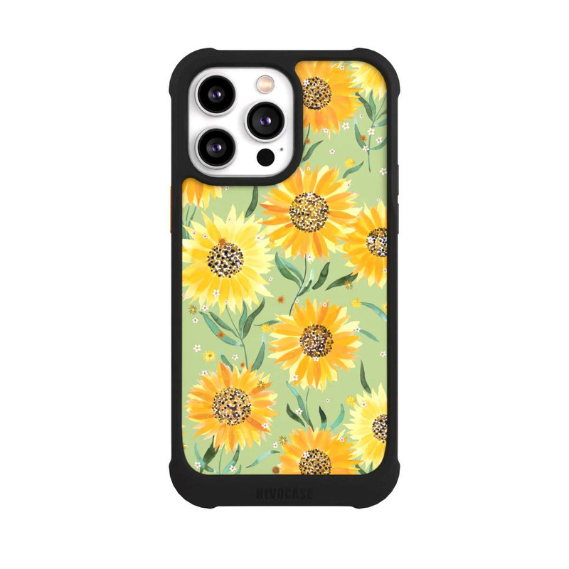 iPhone 14 Pro Max NIVOmax Sunflowers Green
